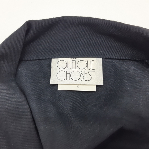 Rare 100% Cotton 2 piece Black and White Halter Dress and Black Jacket Size 5 - Picture 8 of 16